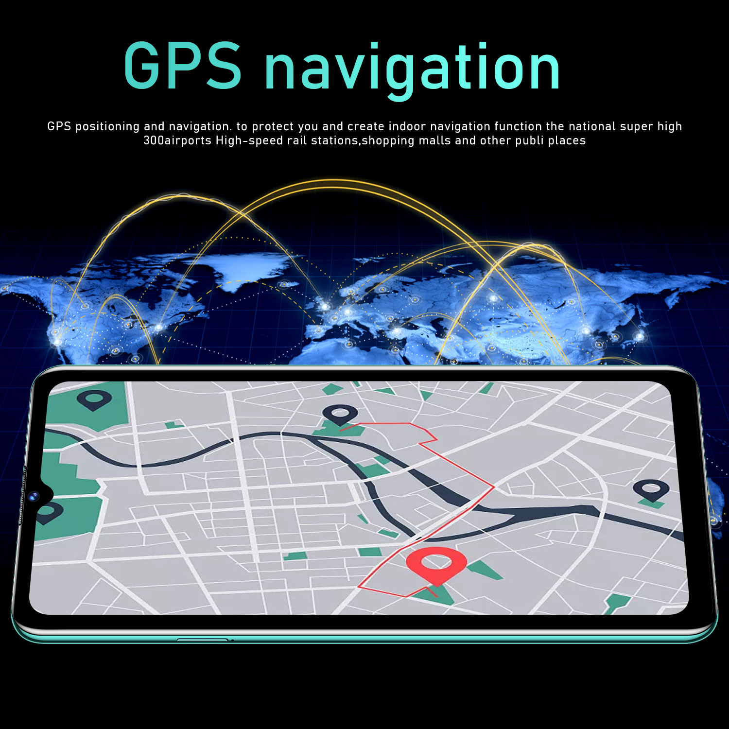 GPS with smartphone cellphone