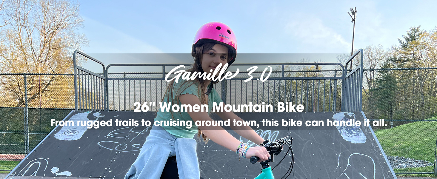 mountain bike MTB bicycle women men adult 18 speed suspension fork