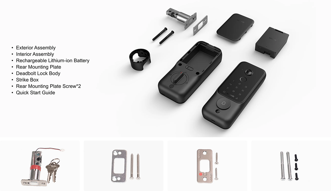 Lockin Veno Plus All-in-One Smart Lock for Front Door