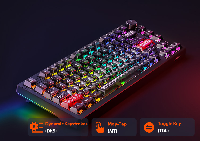 DAREU EK75RT Rapid Trigger Wired Gaming Keyboard