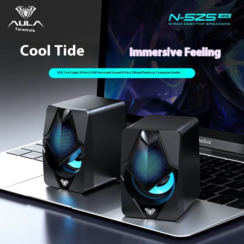 N/A Wired USB+ Computer Speaker Bar Stereo Subwoofer Bass Speake 並行輸入品