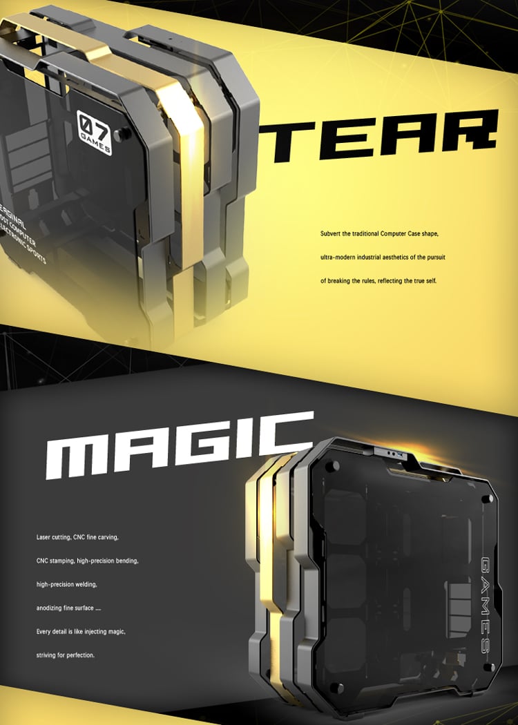 Zeaginal ZC-07 White ATX/Micro ATX Non-Fan With Side Window
