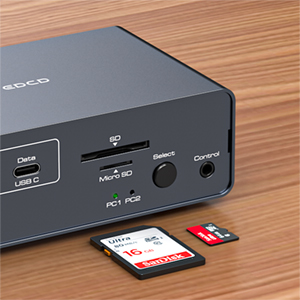 USB 3.0 SD card &amp; Micro SD card  Dock Station supports USB 3.0 SD card and Micro SD card, Mic