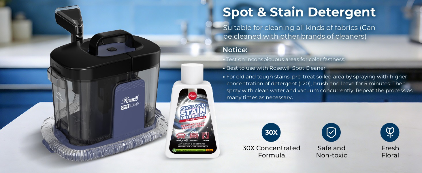 Rosewill Multi-Purpose Portable Carpet and Upholstery Spot Cleaner - Purple