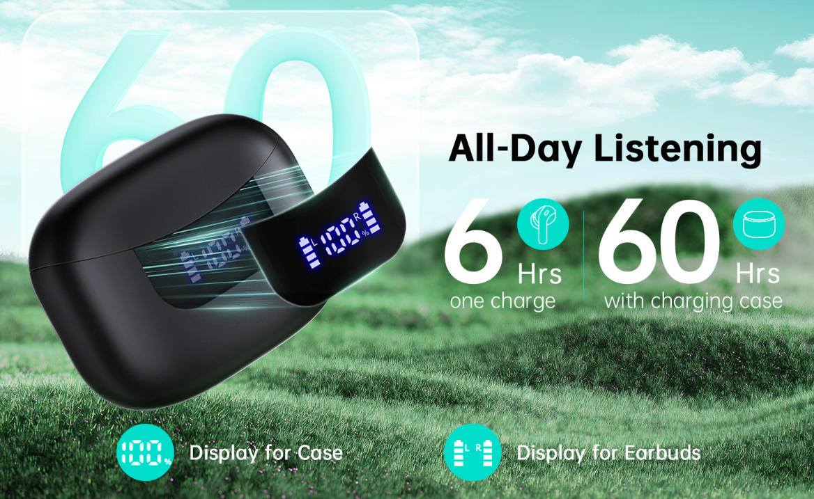 Enjoy Heavy bass, crisp highs, and immersive stereo sound