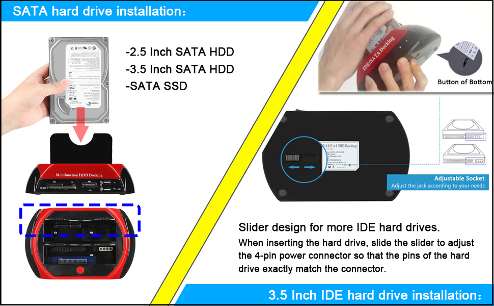 hard drive docking station