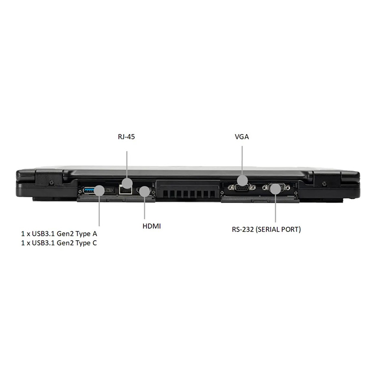 Durabook S15AB Rugged Laptop, i5-8265U @ 1.6GHz, 15