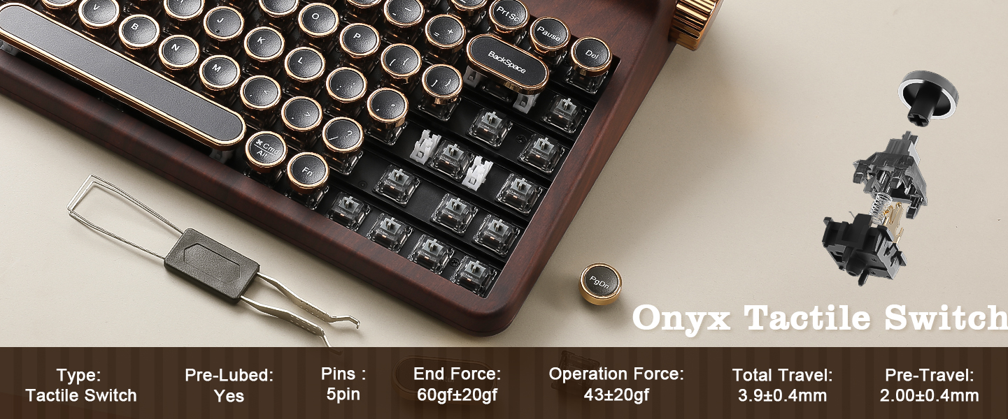 YUNZII Onyx Tactile/Clicky Switch