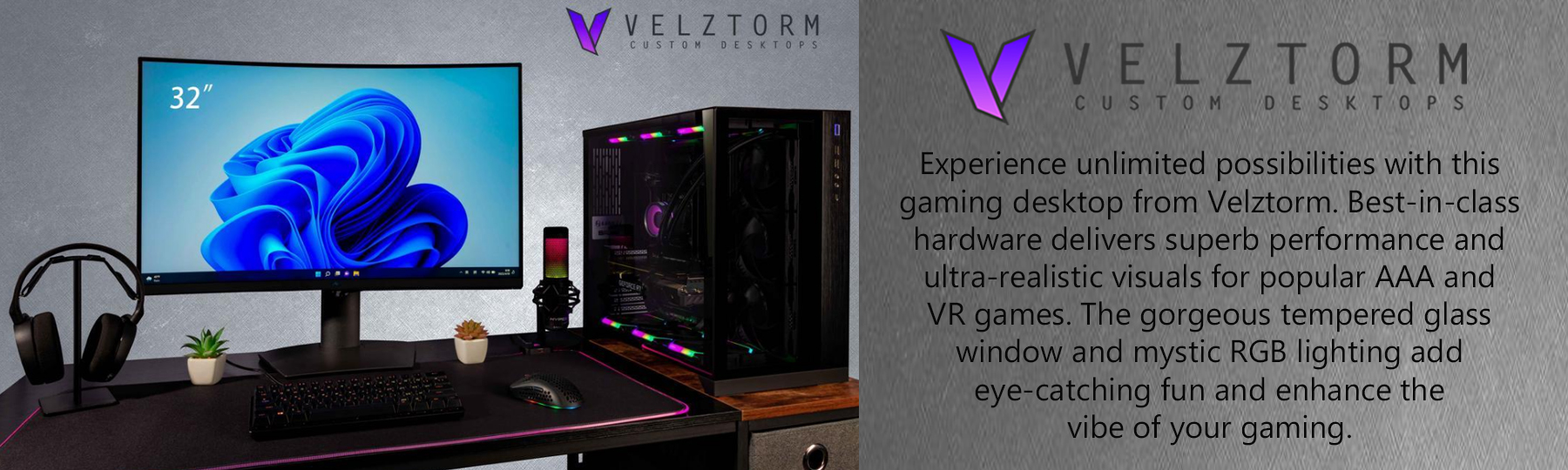 Velztorm Orix Gaming Desktop PC