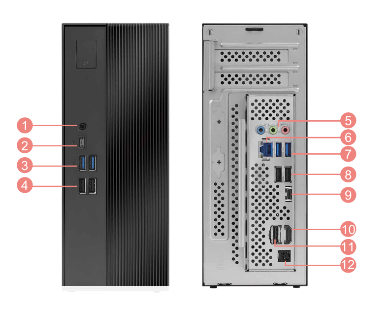 ASRock DeskSlim X600W Barebone System