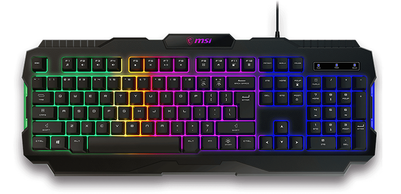 MSI FORGE GK100 Wired Gaming Keyboard