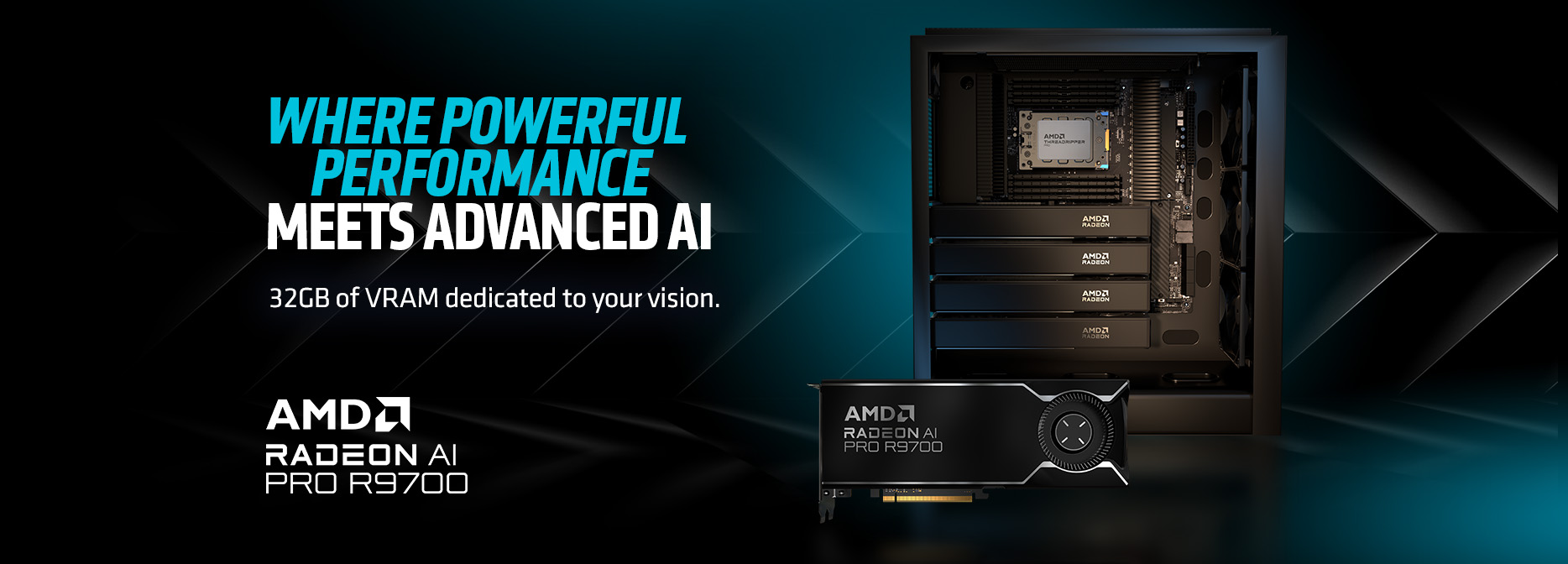 Sapphire AI PRO Radeon AI Pro R9700 Graphics Card