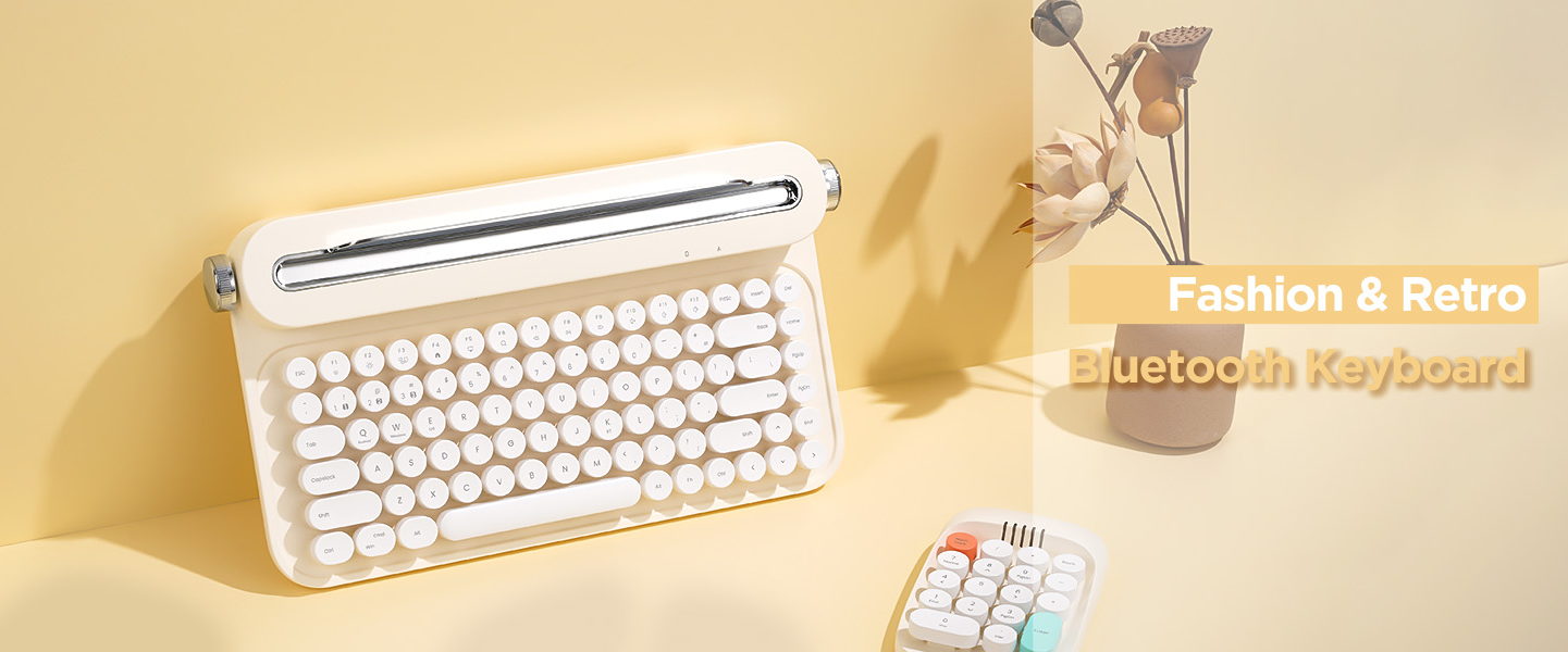 B305 Keyboard - Ivory Butter