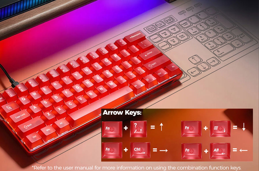 DAREU COOL60 60% Hall Effect Gaming Keyboard