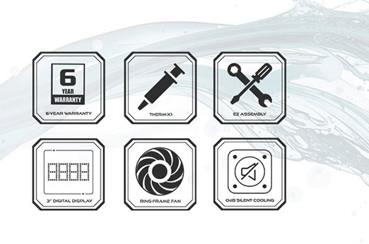 ASRock Challenger White 360 Digital AIO Liquid Cooler