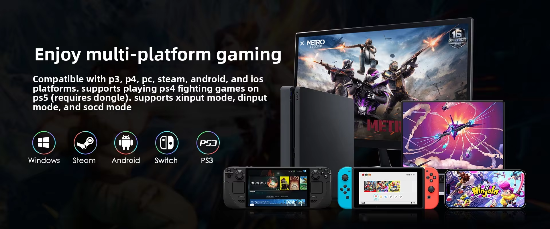 Enjoy Multi-Platform Gaming