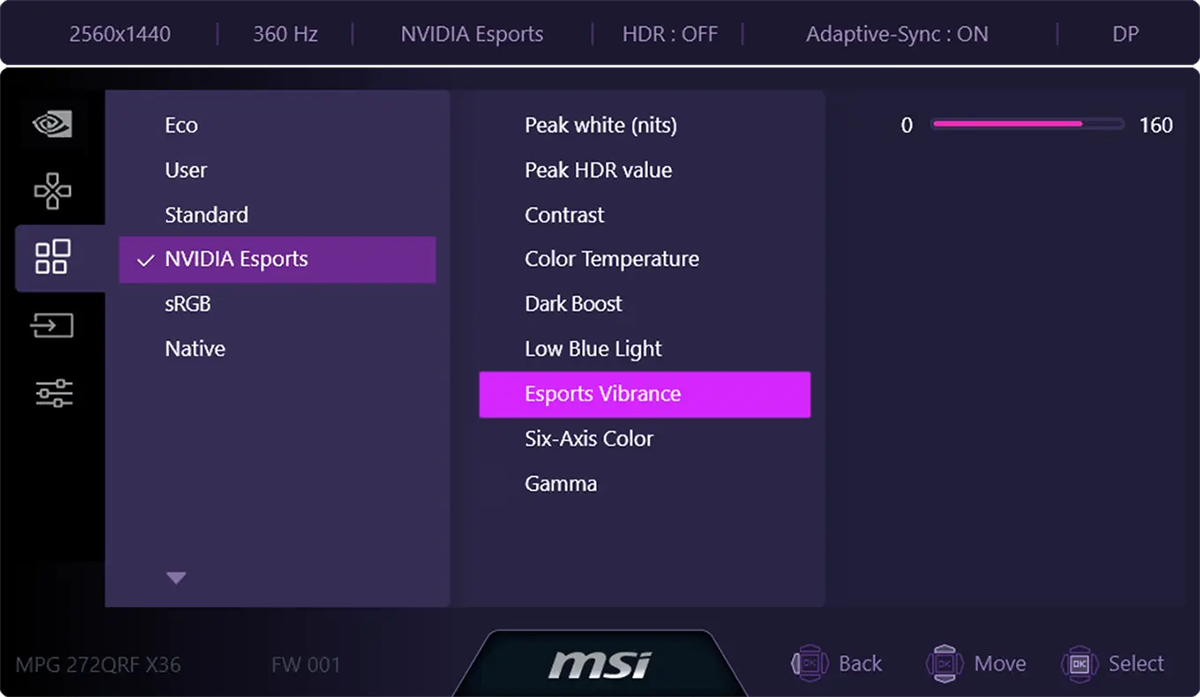MSI MPG 272QRF X36 27” WQHD Gaming Monitor