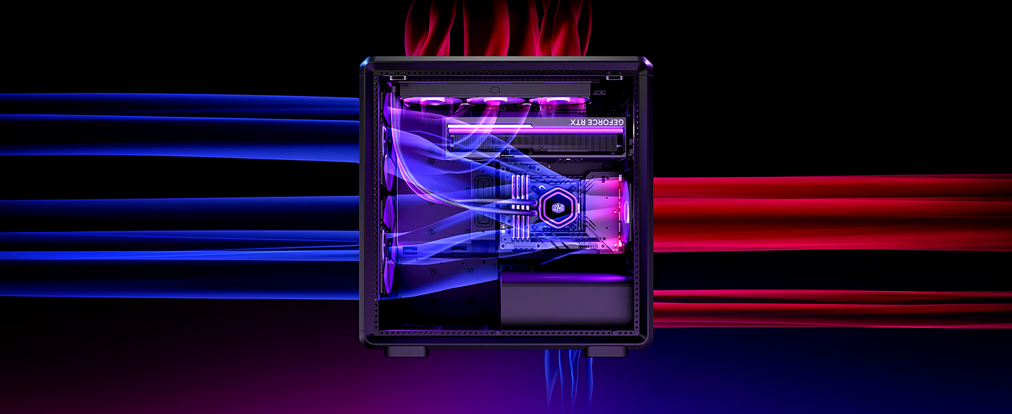 Cooler Master MasterFrame 500 Mesh Black ATX Mid-Tower PC Case