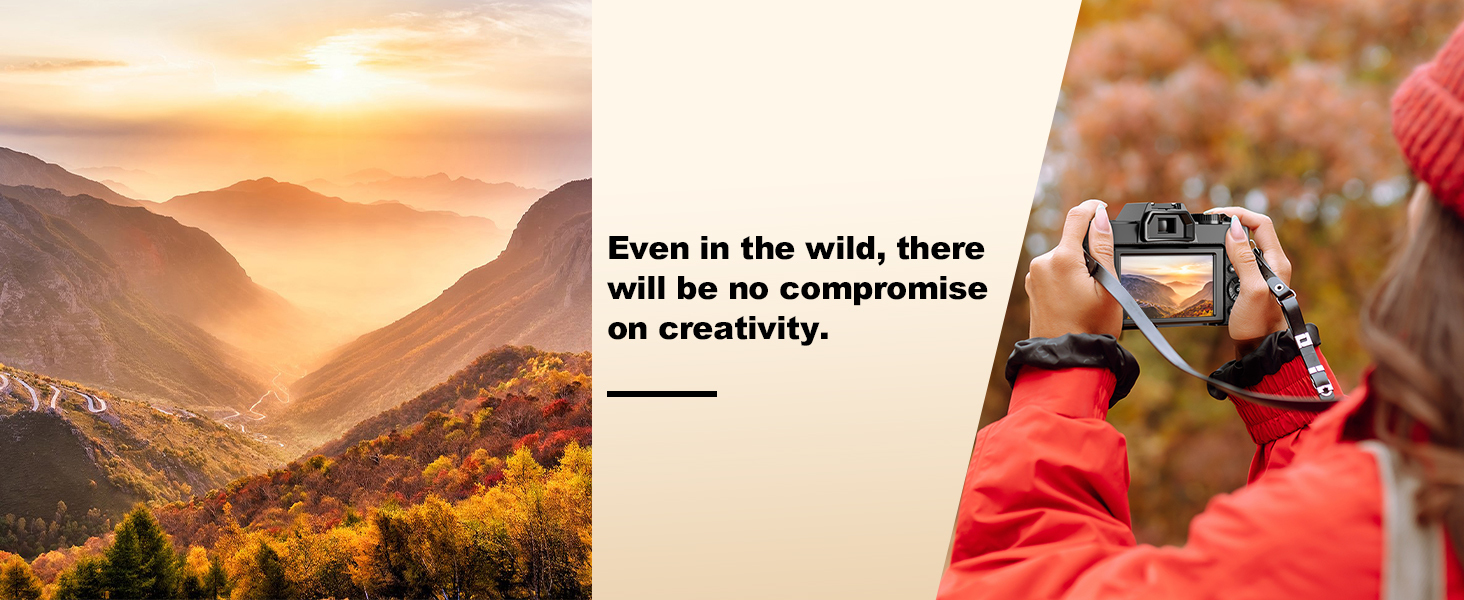 Capture stunning outdoor landscape shots with NBD camera without sacrificing creative quality