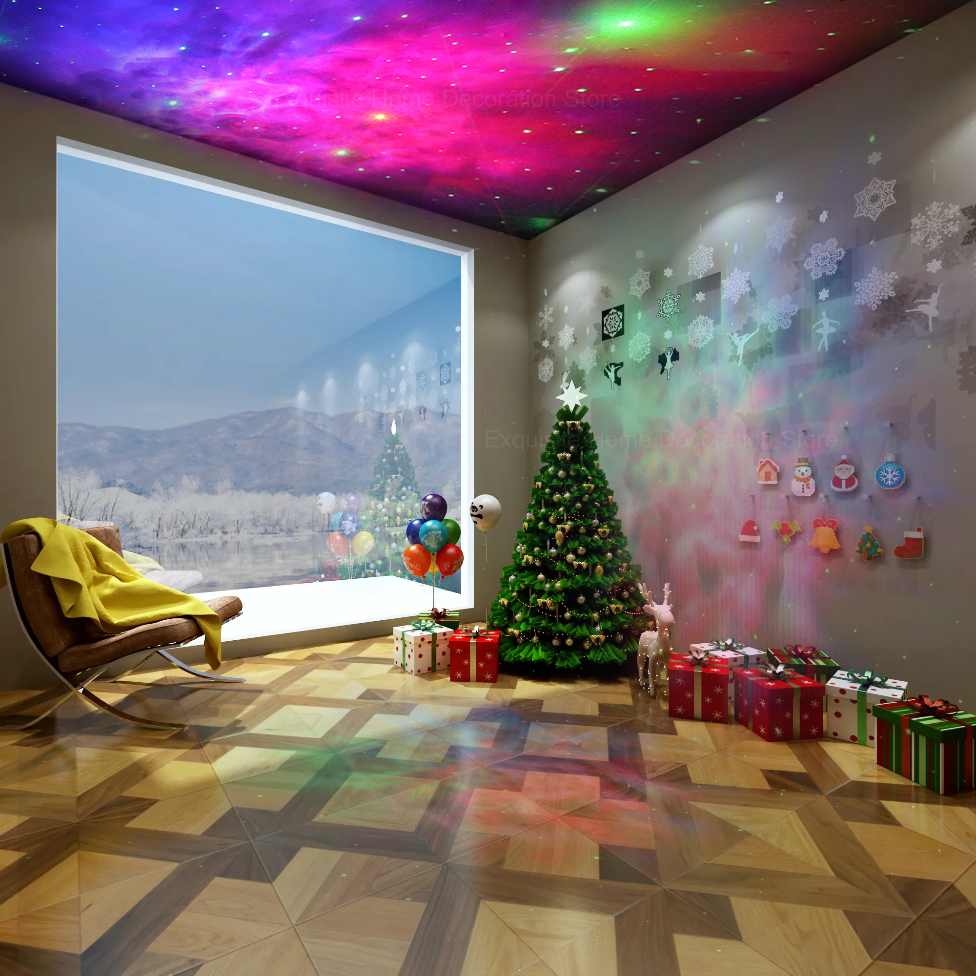 It can also be used as a Christmas decoration, which makes the interior richer and more atmosphere a