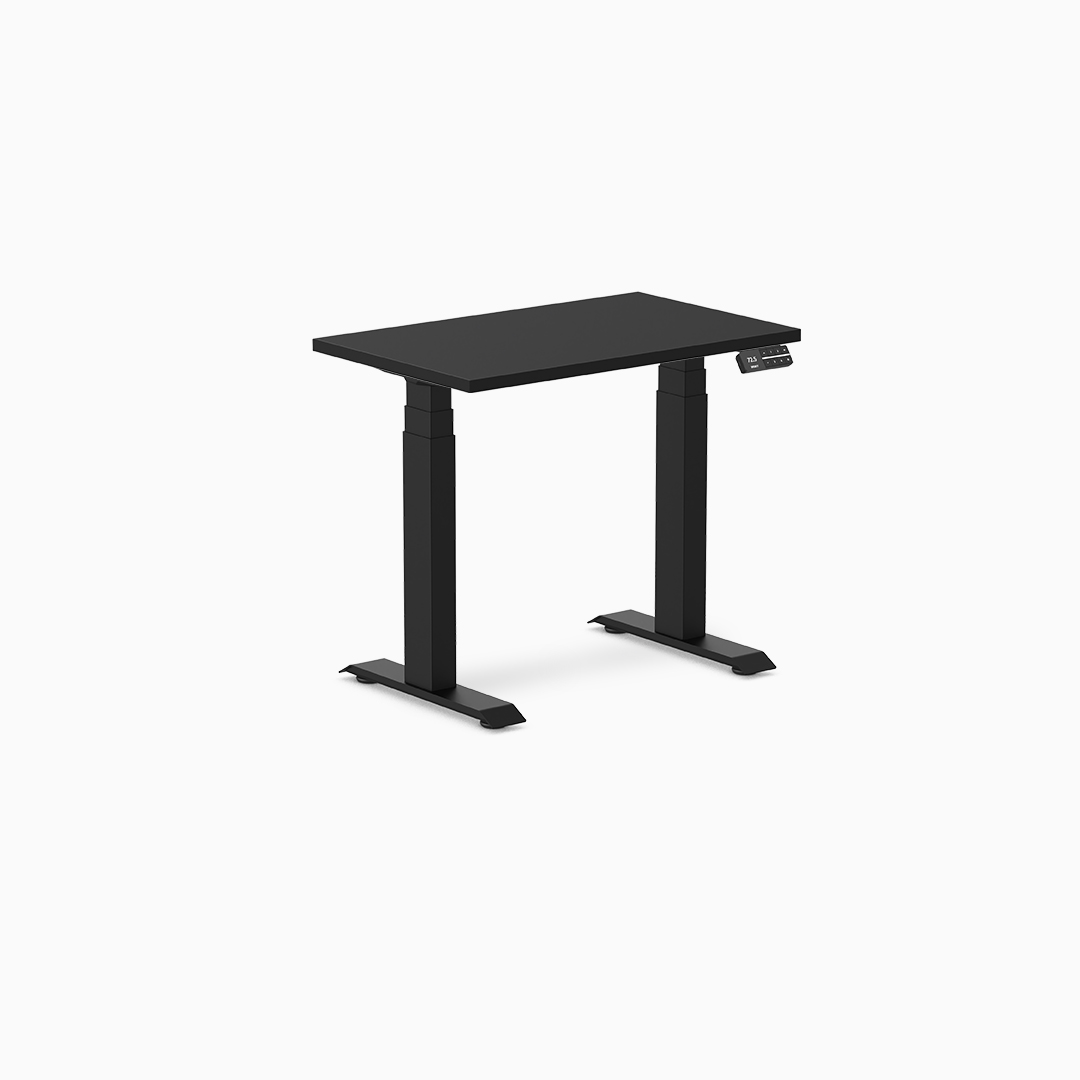 mini standing desk, small sit stand desk, compact desk, height adjustable desk, ergonomic desk
