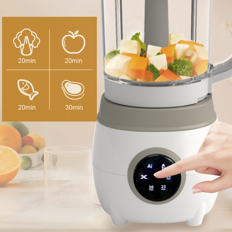 Feekaa Baby Food Blender, Baby Food Maker Steamer and Blender, 6