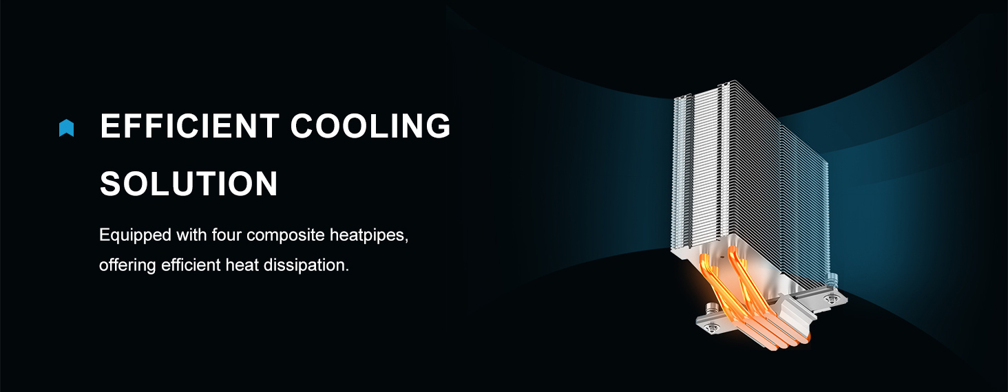 SAMA A40L Single-Tower CPU Air Cooler