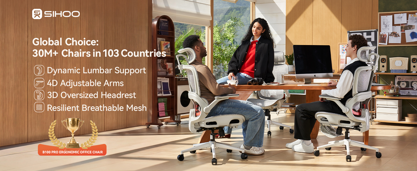 B100-PRO With Footrest Office Chair