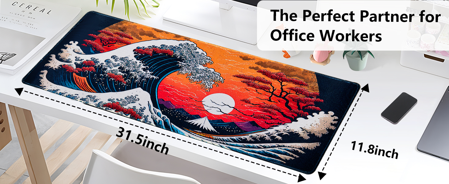The Most Professional Mouse pad Manufacturer from the United States. Large 31.5 x 11.8 inch computer
