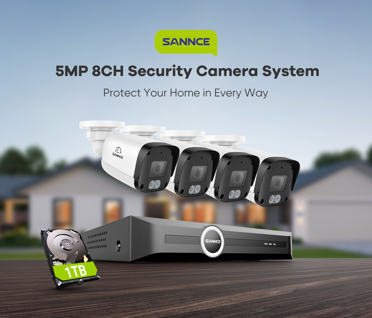 5MP POE Security System
