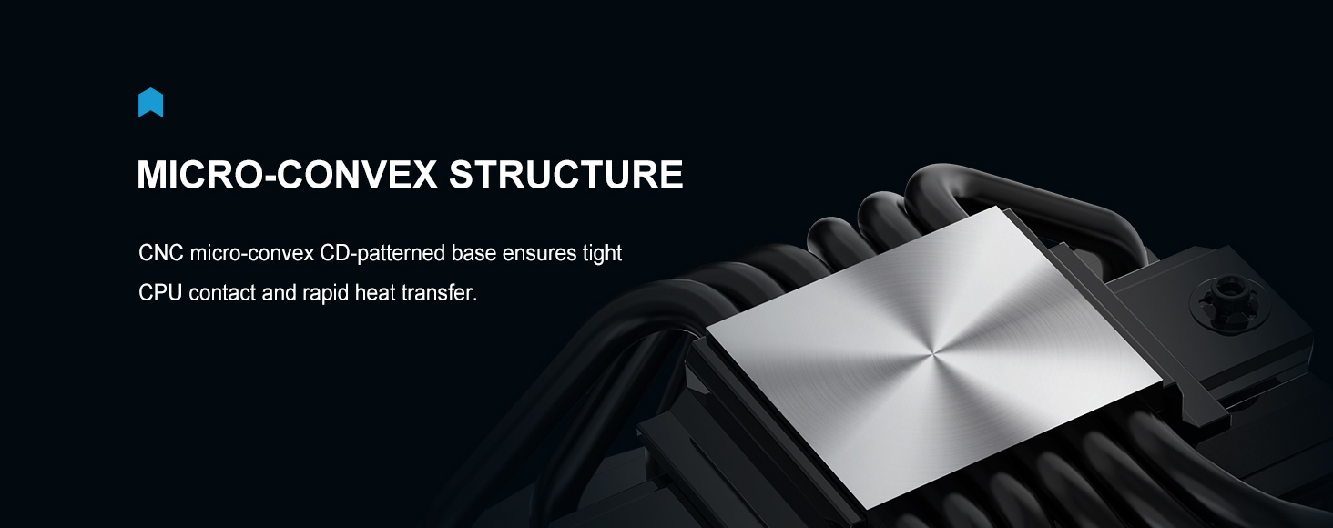 SAMA A60B Dual-Tower CPU Air Cooler Black