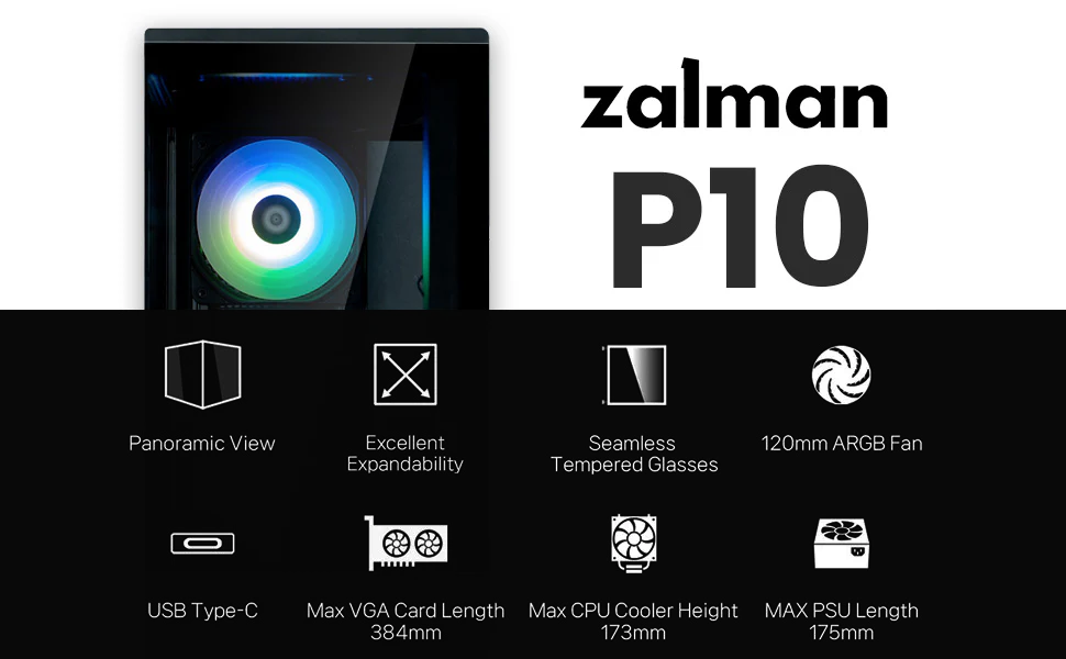 P10 Black Header