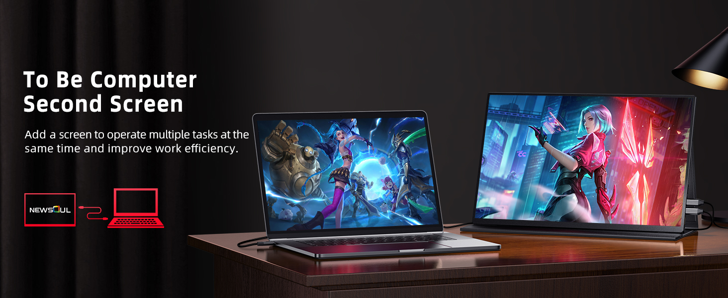 2k monitor 16 inch portable for laptop 2k portable external monitor 16" 2k portable monitor 16