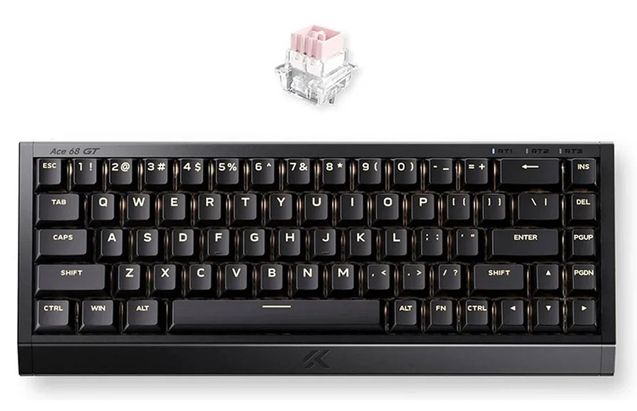 MCHOSE Ace 68 GT Full-aluminum Esports Hall Effect Keyboard