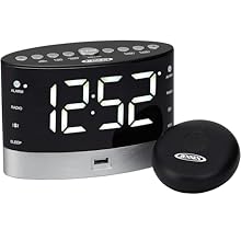 Jensen JCR-255 AM/FM Dual-Alarm Digital Clock Radio