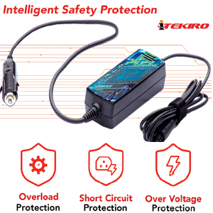 90W Type-C Car Charger For Dell Latitude 7330, 7389, 7390, 7400, 7410 Laptops - AMSK POWER