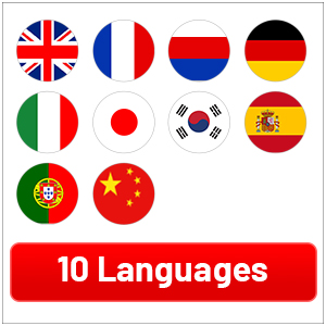 Support 10 Languages