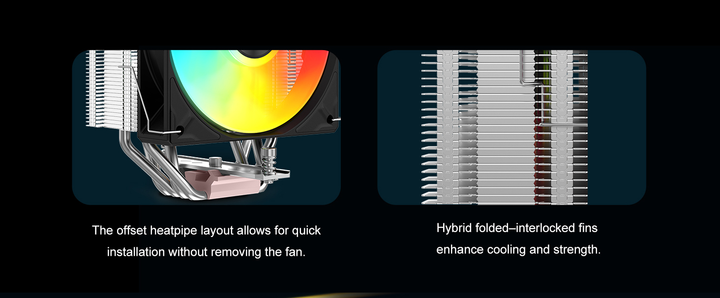 SAMA A40L Single-Tower CPU Air Cooler