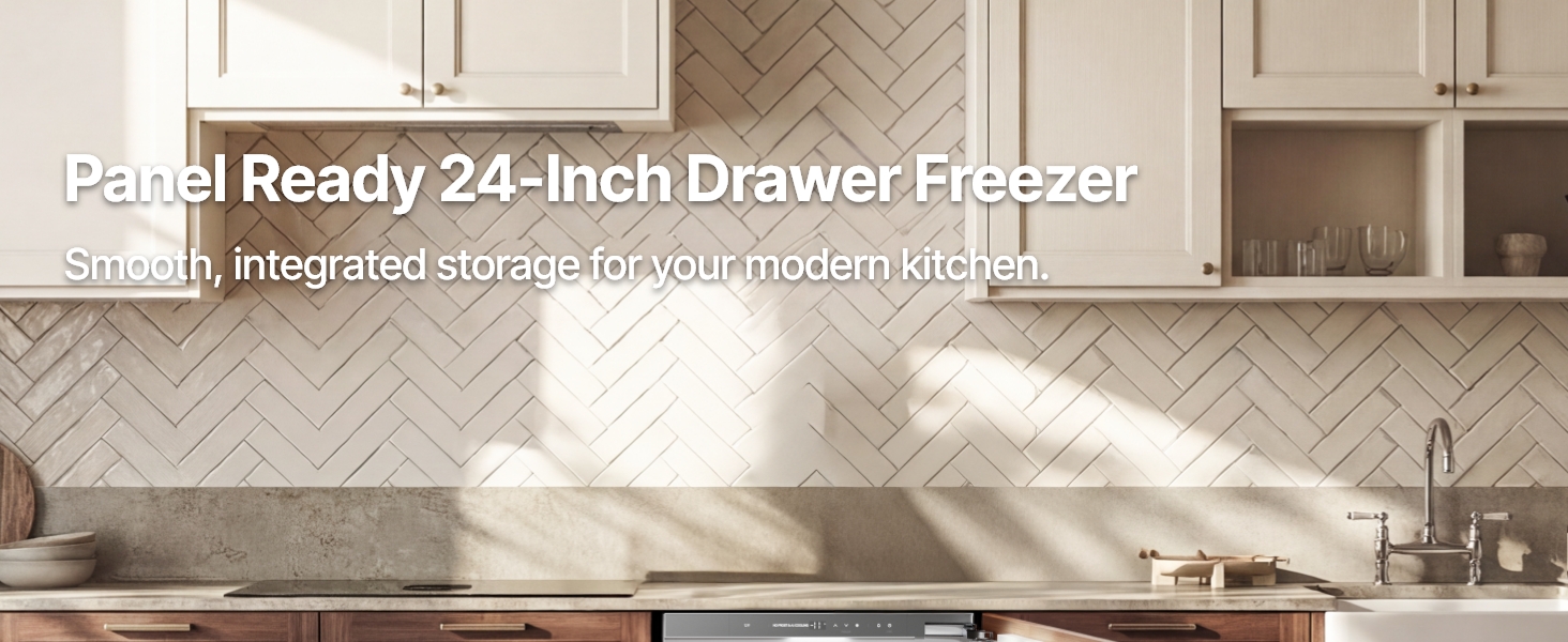 Ca'Lefort 24 Inch Panel Ready Freezer