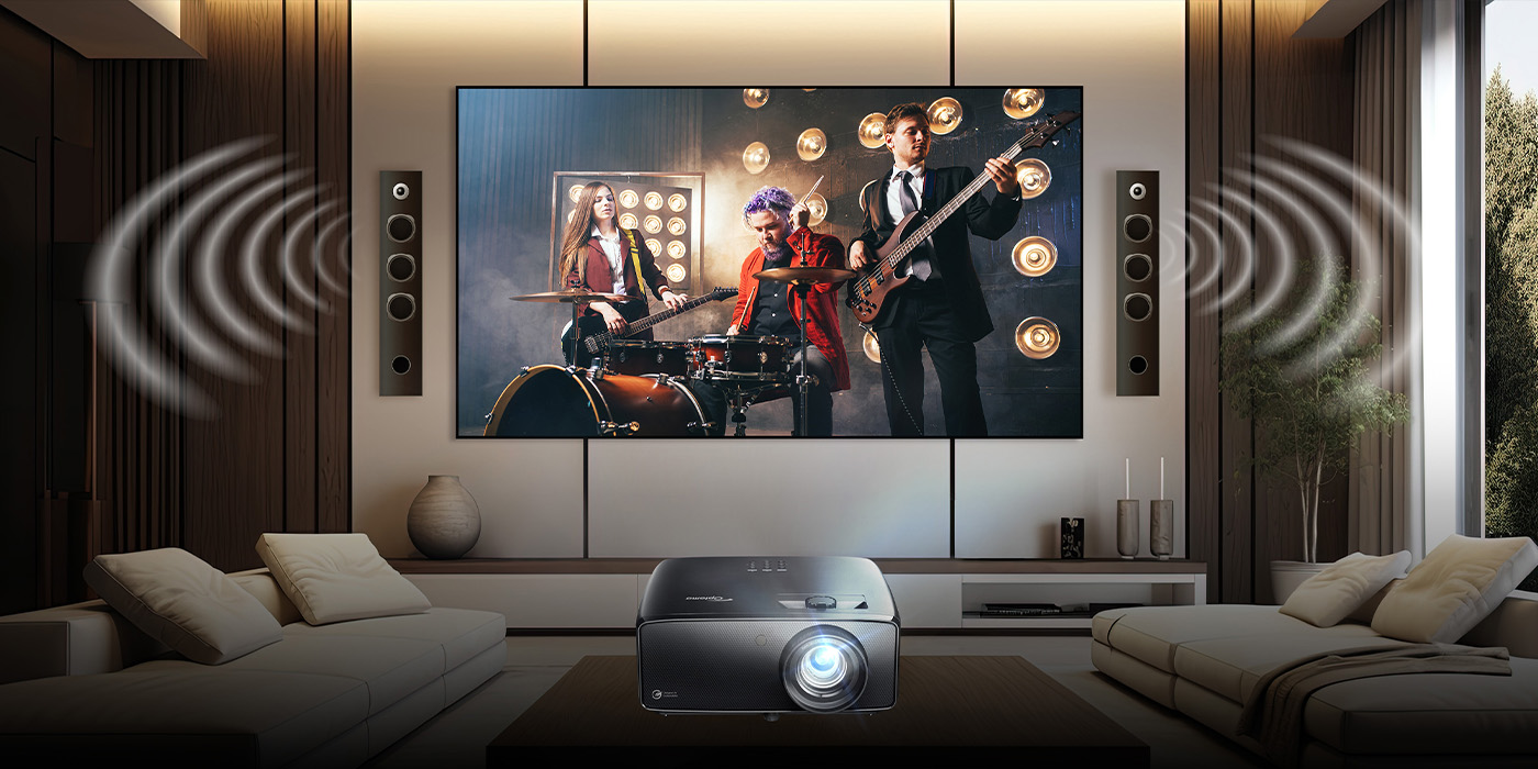 Optoma UHZ58LV Dolby Vision Ultra High-Bright 4K UHD 3000 Lumens Laser Home Theater Projector