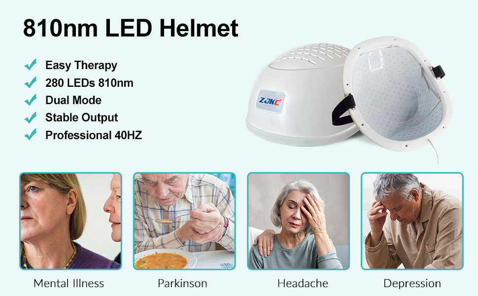810nm LED Light Therapy Helmet
