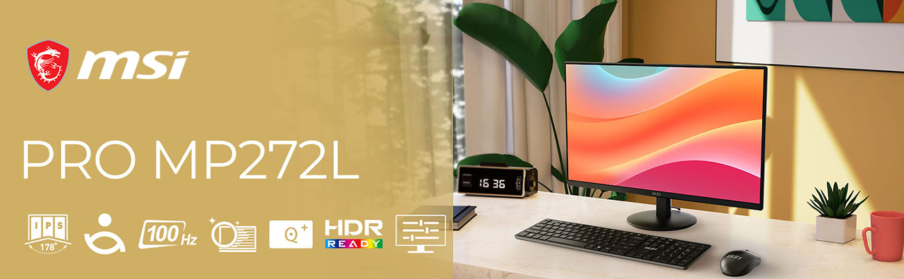 MSI PRO MP272LE Computer Monitor banner