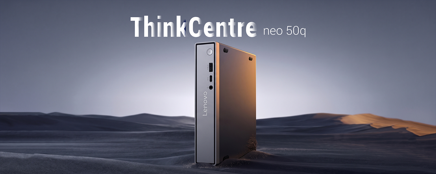Lenovo ThinkCentre neo 50q Business MFF AI Desktop, Intel Core Ultra 7 256V