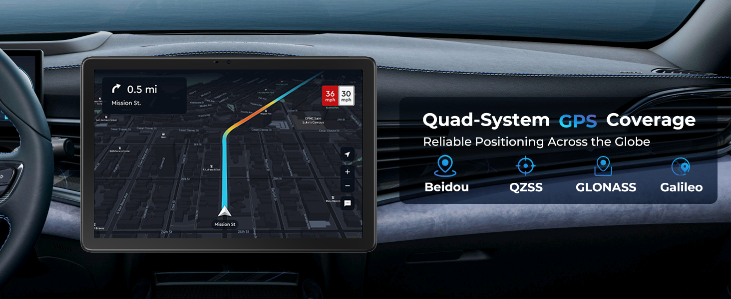 Quad-System Gps CoverageReliable Positioning Across the Globe
