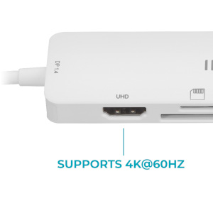 6 in 1 USB C Multiport 4K@60Hz HDMI Adapter