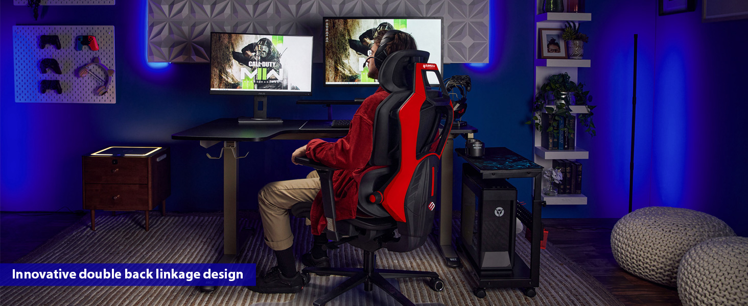 TYPHON Red Ergonomic Chair for Gamers