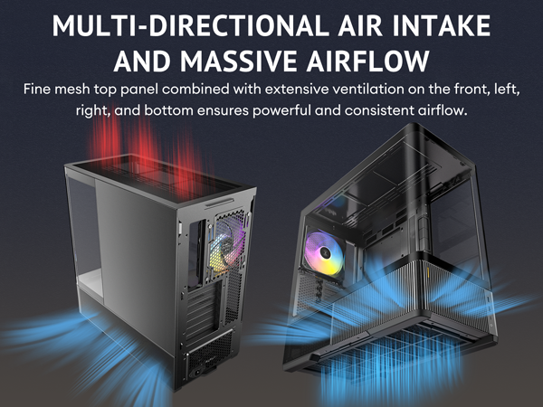 Antec C6 Curve ARGB Mid-Tower Case