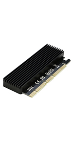 m.2 nvme to pcie x4 x8 x16 adapter
