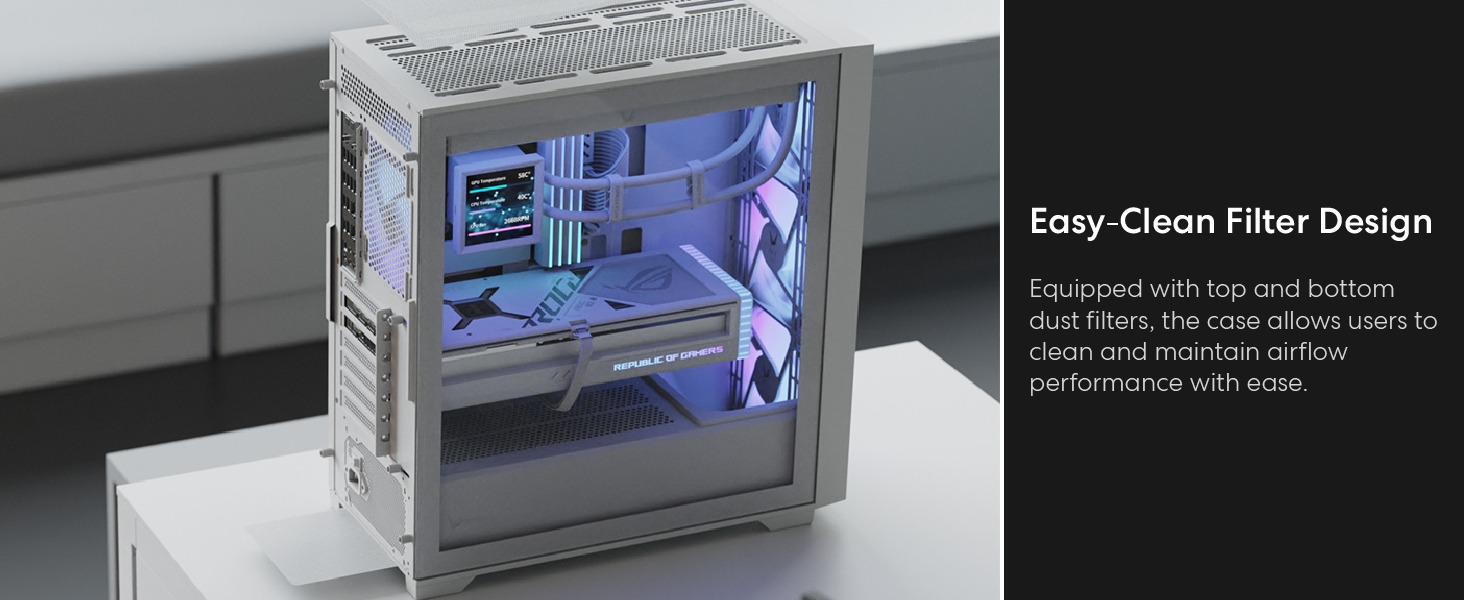 Formula V Line Air Power GX600 Plus Black E-ATX Mid Tower Chassis Case