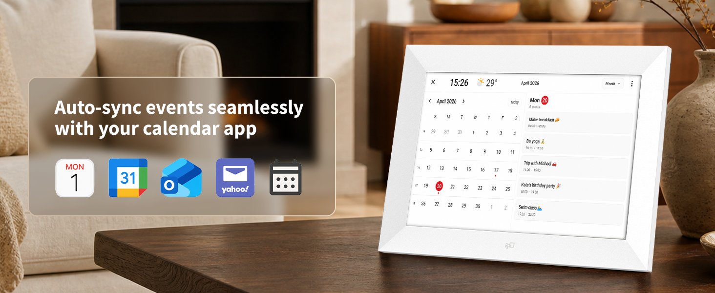 Auto-sync events seamlesslywith your calendar app
